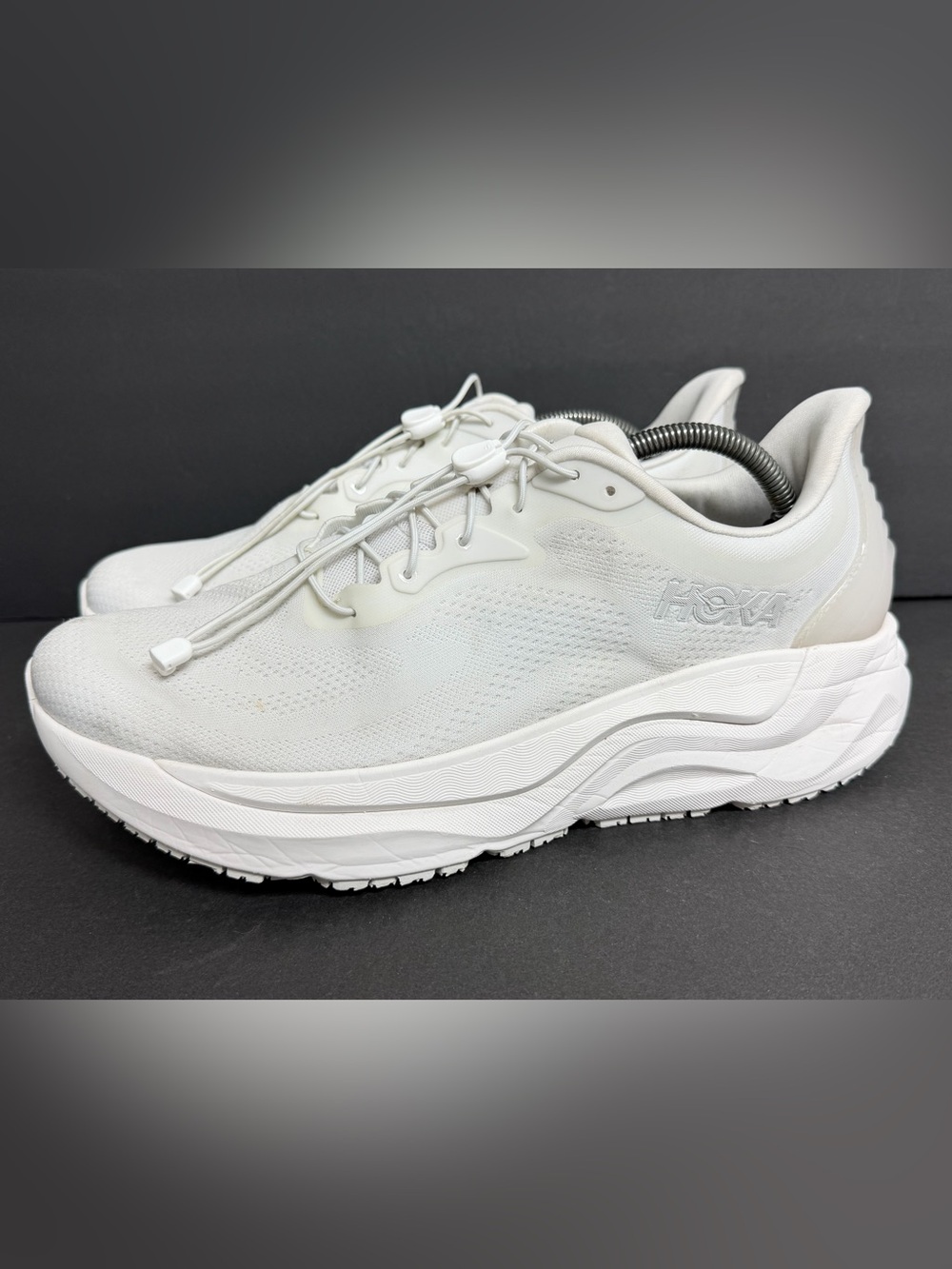 Hoka One Arahi SR Men's Size US 11D White Slip Resistant Work Shoes BARELY WORN